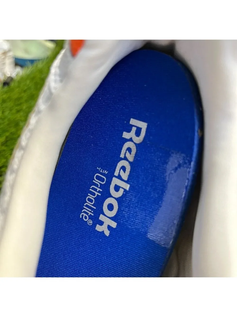 Reebok Classic Harman Run Mens Size 11.5 White Athletic Leather Shoes Sneakers